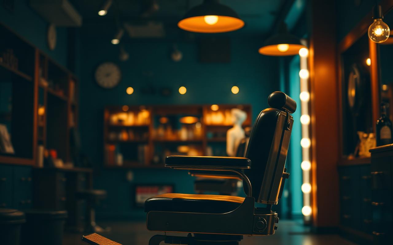 Barbershop interior